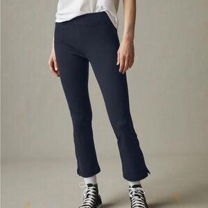 American Giant Ponte Kick Flare Pant in Heritage Navy Size 8